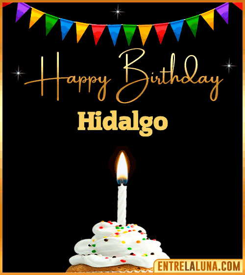 GiF Happy Birthday Hidalgo